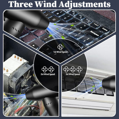 90000RPM Wireless Hand Mini Violence Fan Turbo Jet Snow Blower 4000mah*3 Compressed Cordless Electric air duster